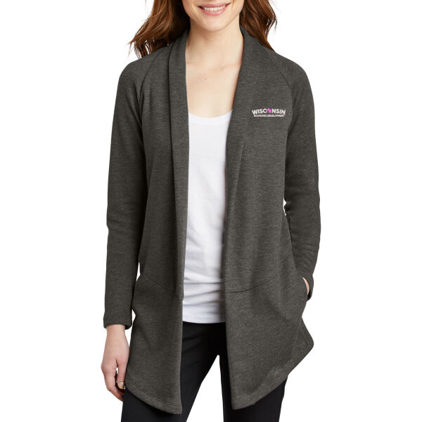 Port Authority® Ladies Interlock Cardigan - Embroidered Logo Port Authority® Ladies Interlock Cardigan - Embroidered Logo Thumbnail