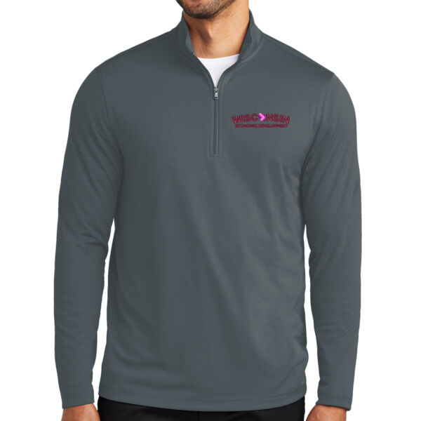 Port Authority® Dry Zone® UV Micro-Mesh 1/4-Zip - Embroidered Logo Thumbnail