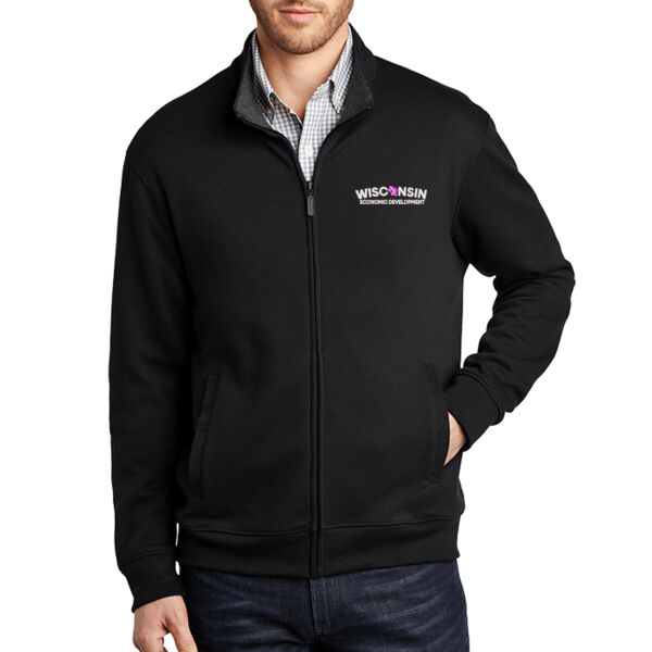 Port Authority® Interlock Full-Zip - Embroidered Logo Thumbnail