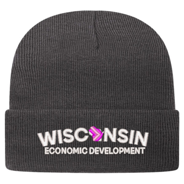 CAP AMERICA - USA-Made 12" Cuffed Beanie - Embroidered Logo Thumbnail