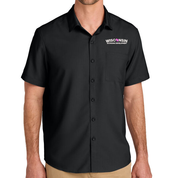 Port Authority Short Sleeve UV Dockside Shirt - Embroidered Logo Thumbnail