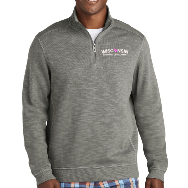 Tommy Bahama Tobago Bay 1/2 Zip - Embroidered Logo Thumbnail