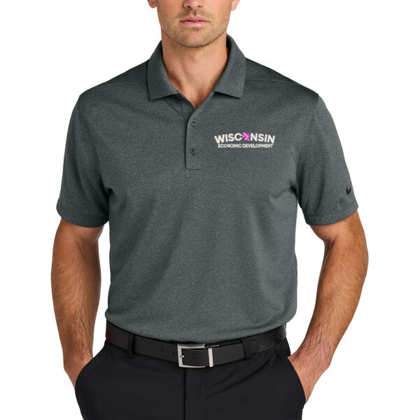 Nike Dri-FIT Smooth Heather Polo - Embroidered Logo Thumbnail