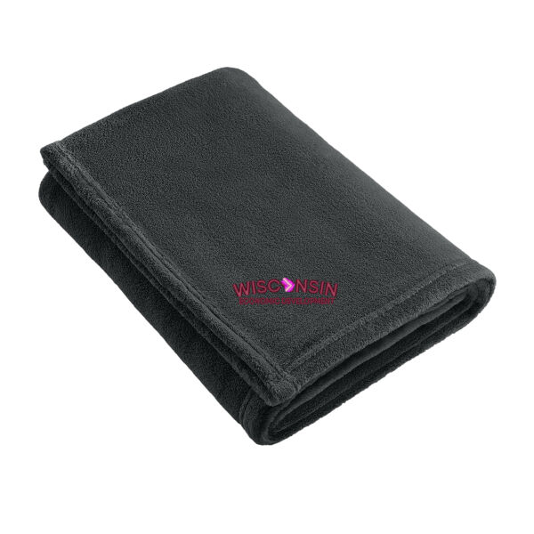 Port Authority ®Ultra Plush Blanket - Embroidered Logo Thumbnail