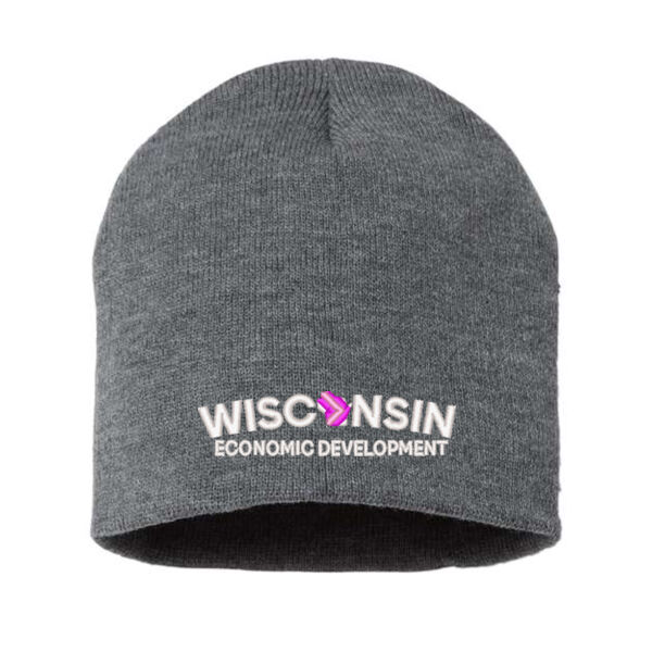 8" Beanie - Embroidered Logo Thumbnail