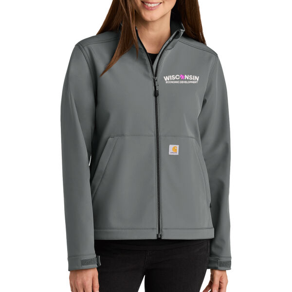 Carhartt® Women’s Rain Defender® Soft Shell Jacket - Embroidered Logo Thumbnail