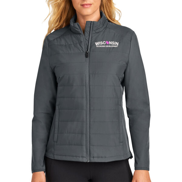 Sport-Tek® Women’s Teknical Hybrid Jacket - Embroidered Logo Thumbnail