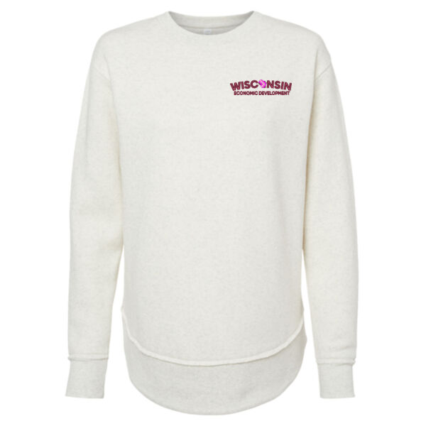 Women's Weekend Fleece Crewneck Sweatshirt - Embroidered Logo Thumbnail
