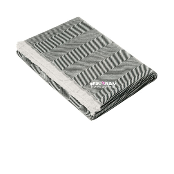 Brooks Brothers® Coastal Throw - Embroidered Logo Thumbnail