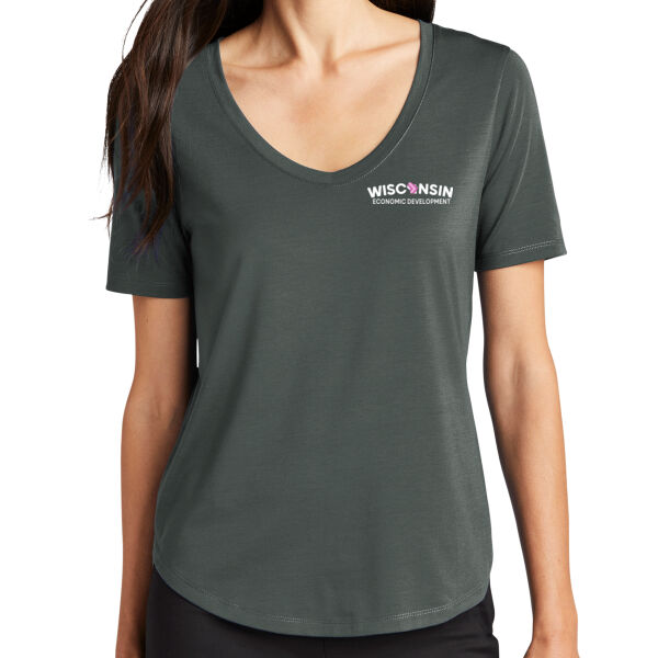 Mercer+Mettle® Women’s Stretch Jersey Relaxed Scoop - Embroidered Logo Thumbnail