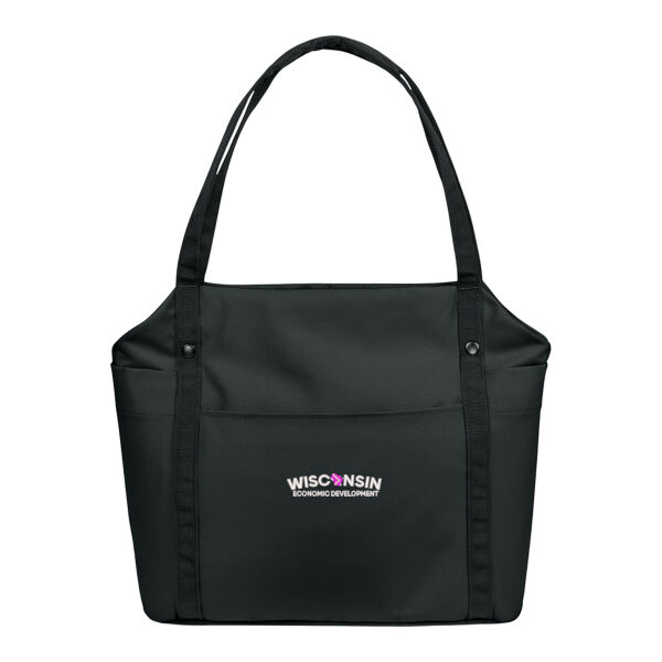 Port Authority Matte Oxford Tote - Embroidered Logo Thumbnail