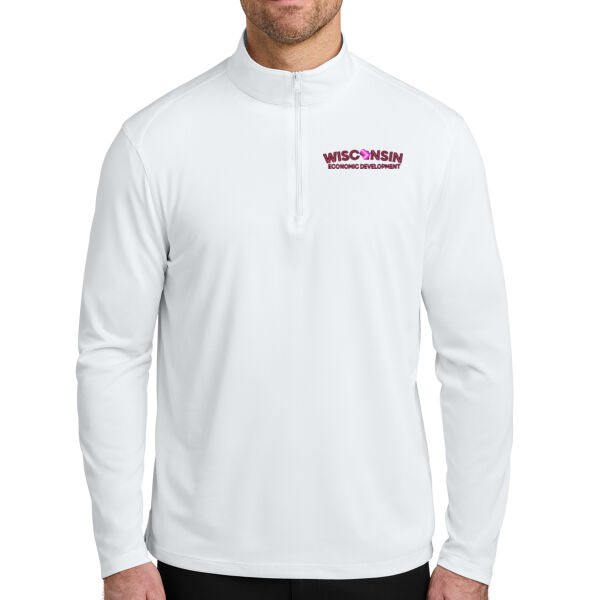 Port Authority Wearever Performance Pique 1/4 Zip - Embroidered Logo Thumbnail