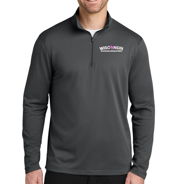 Port Authority Wearever Performance Pique 1/4 Zip - Embroidered Logo Thumbnail