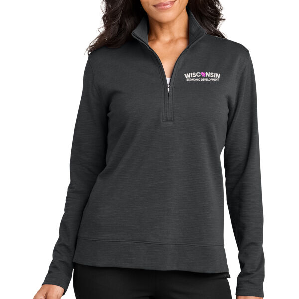 Port Authority Women's Breakwater 1/4 Zip - Embroidered Logo Thumbnail