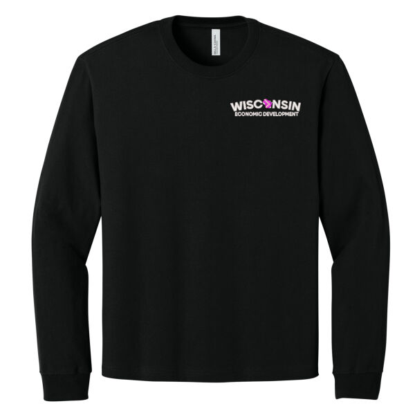 **CLOSEOUT ITEM** Unisex 7.5 Ounce Heavyweight Long Sleeve Tee - Embroidered Logo Thumbnail